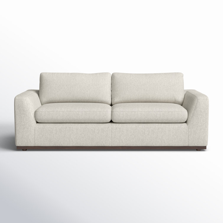 Aldred Silver Queen Tufted Fabric Sleeper Sectional