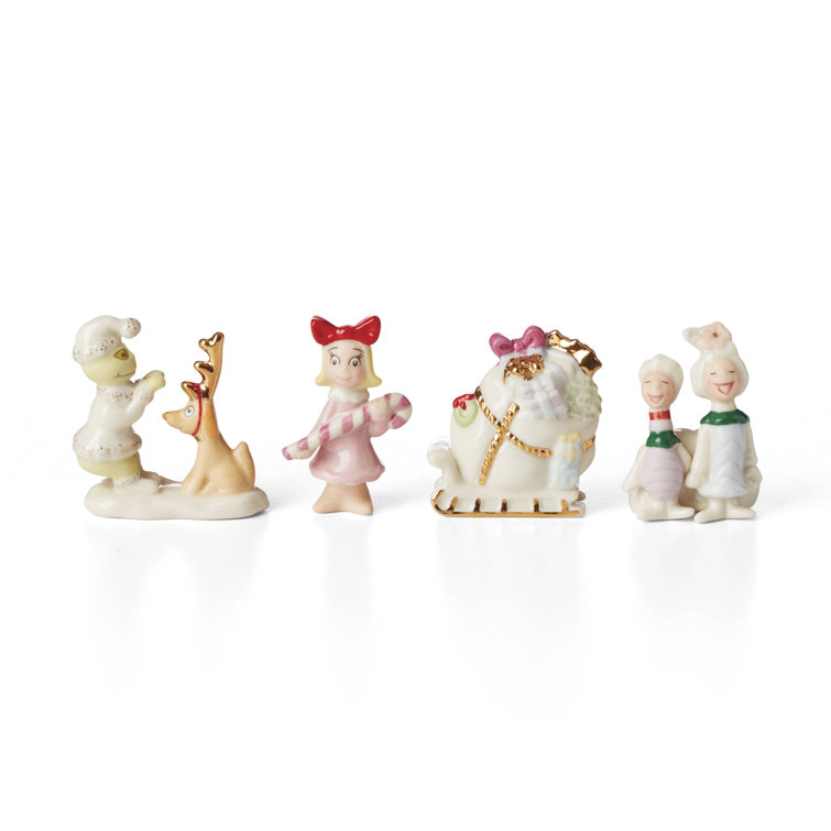 Who-Ville Holiday Cheer 4-Piece Figurine Set