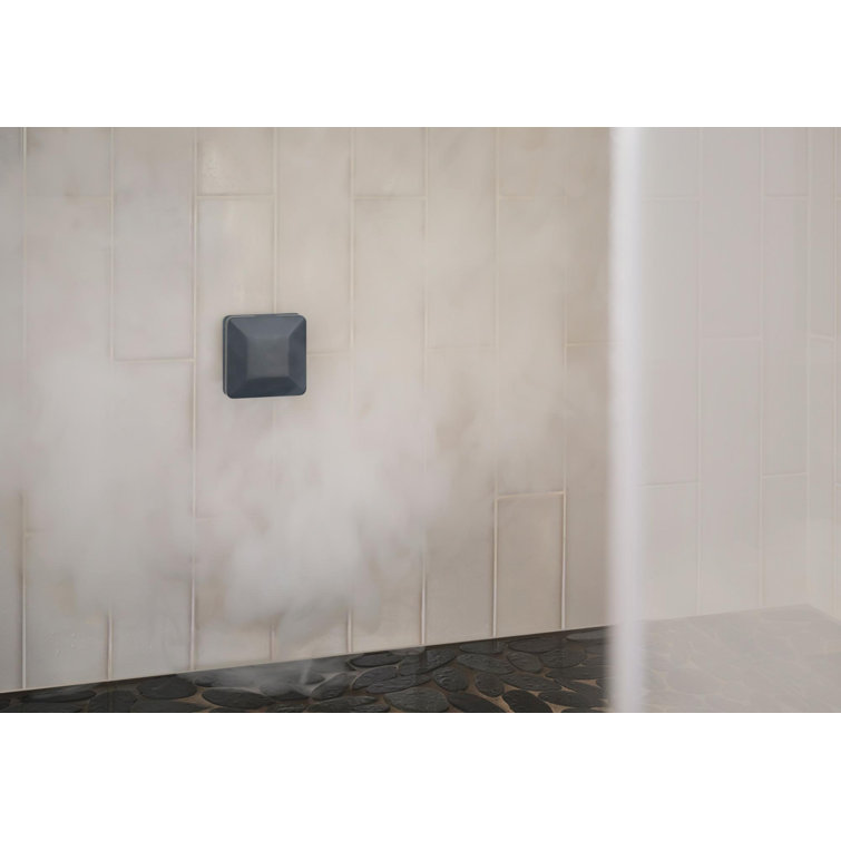 Matte Black 7.5kW Steam Shower Generator with Digital Control