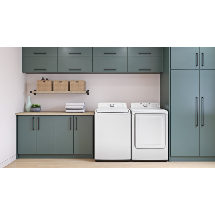 7.2 cu. ft. White Electric Dryer with Sensor Dry and Moisture Sensing
