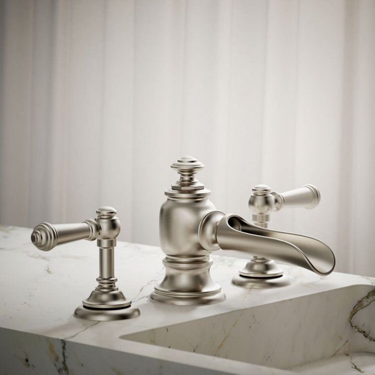 Artifacts Brushed Nickel Widespread Bathroom Faucet