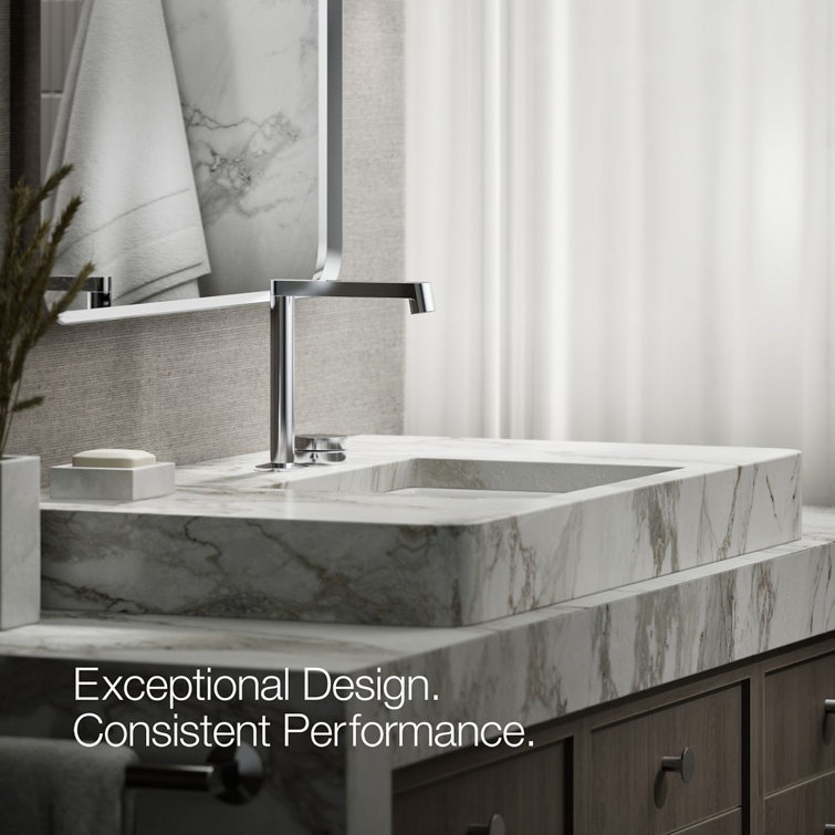 Polished Chrome 2-3/8" Modern Bathroom Sink Rocker Handle