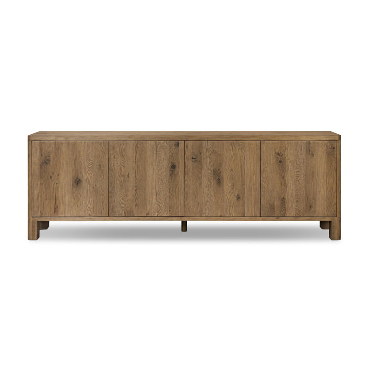 Noeline 94" Natural Oak Solid Wood Sideboard