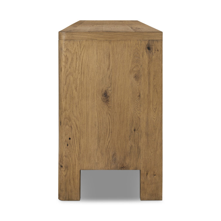 Noeline 94" Natural Oak Solid Wood Sideboard