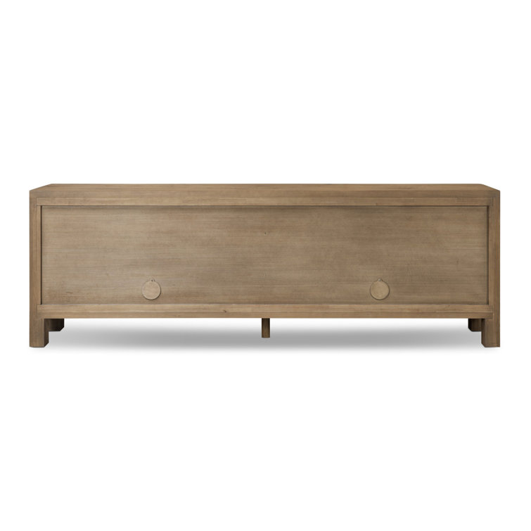 Noeline 94" Natural Oak Solid Wood Sideboard