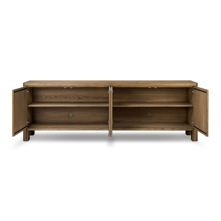 Noeline 94" Natural Oak Solid Wood Sideboard