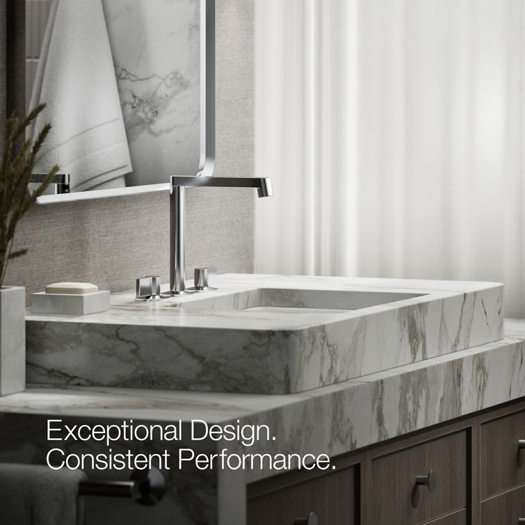 Polished Chrome Modern Lever Bathroom Sink Handles