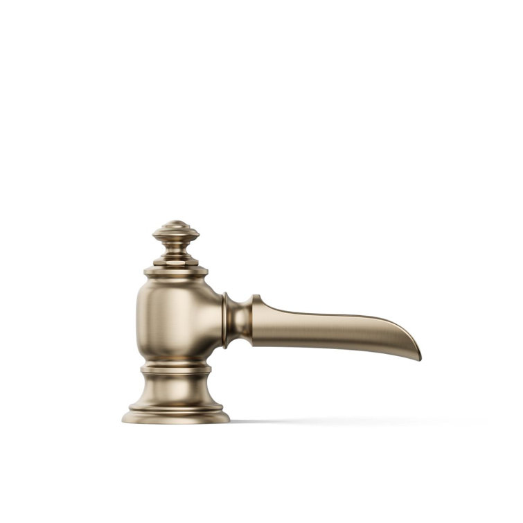 Artifacts Elegance Deck-Mounted Vibrant Brushed Bronze Bathroom Faucet