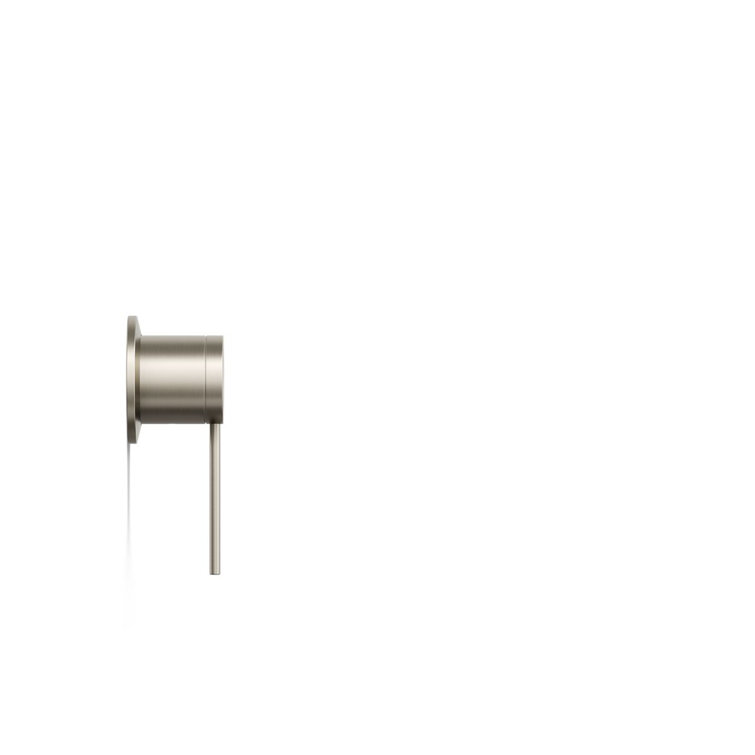 Brushed Nickel Wall-Mount Lever Bathroom Faucet