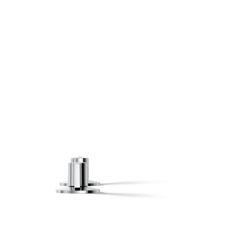 Polished Chrome Modern Lever Bathroom Sink Handles