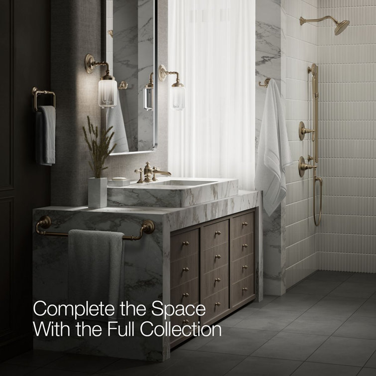 Artifacts Elegance Deck-Mounted Vibrant Brushed Bronze Bathroom Faucet