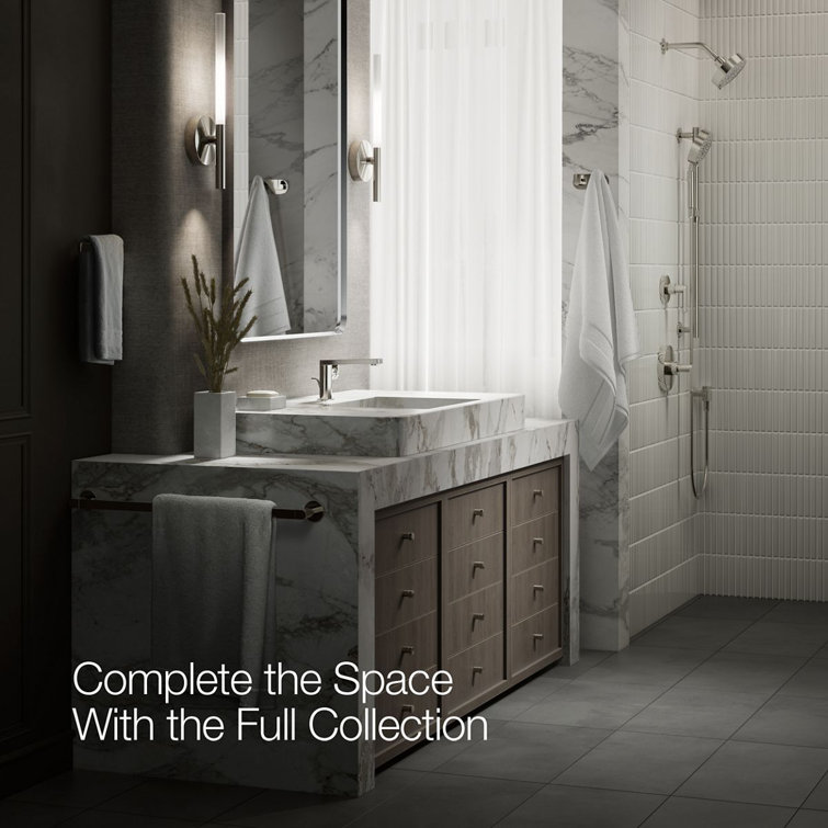 Vibrant Polished Nickel Single-Handle Bathroom Faucet