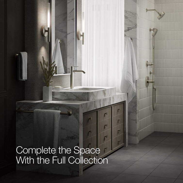 Elegant Vibrant Brushed Nickel Single-Handle Vessel Bathroom Faucet