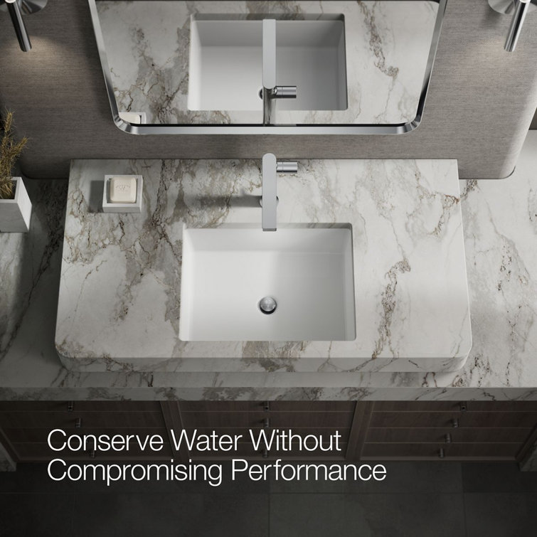 Composed Minimalist Polished Chrome Single-Handle Vessel Sink Faucet