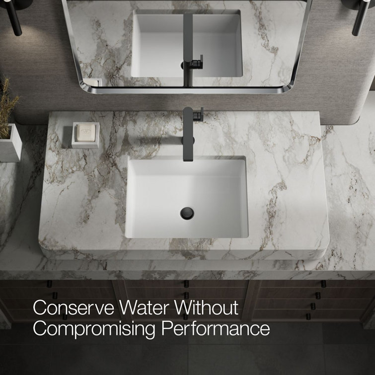 Composed Matte Black Tall Single-Handle Bathroom Faucet