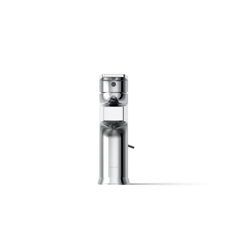 Polished Chrome Single-Handle Bathroom Sink Faucet