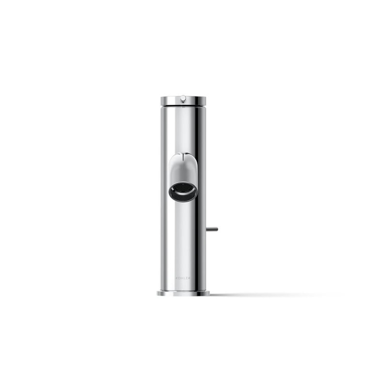 Polished Chrome Single-Handle Bathroom Sink Faucet