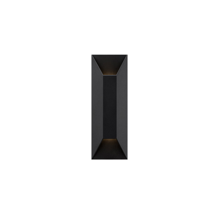 Maglev Dimmable LED Flush Mounted Sconce in Black and Bronze