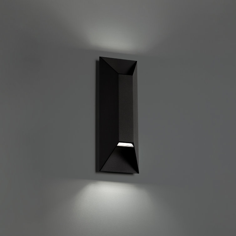 Maglev Dimmable Aluminum LED Flush Mount Sconce in Bronze and Black