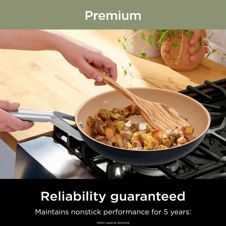 Ninja 9-Piece Black and Copper Ceramic Cookware Set