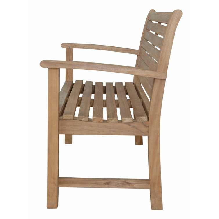 Victoria 48" Natural Finish A-Grade Teak Solid Wood Outdoor Bench