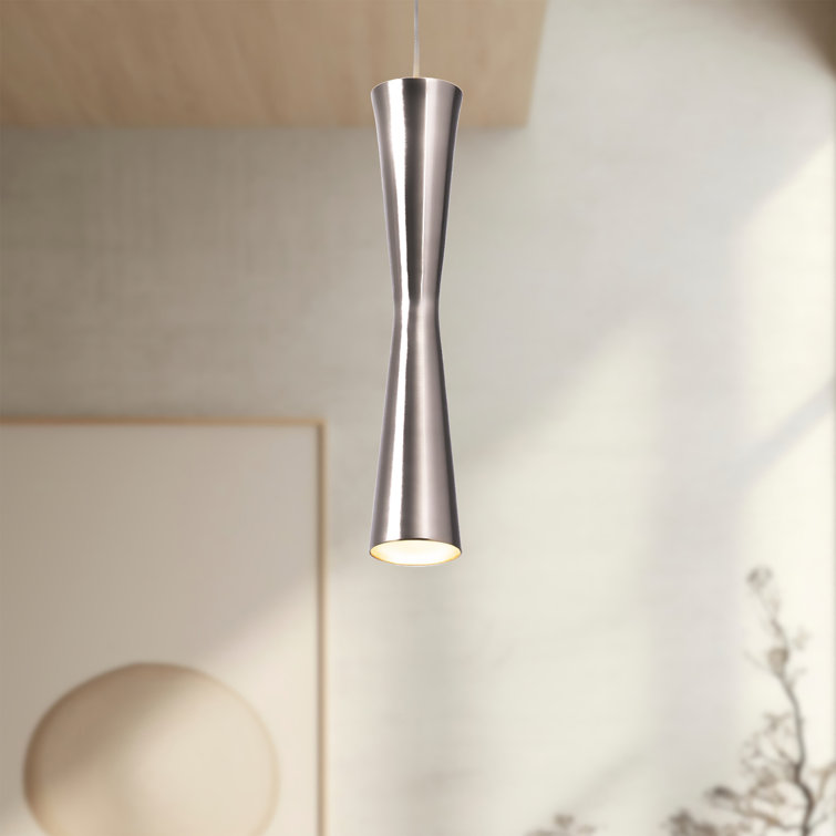 Robson Chrome LED Hourglass Pendant Light