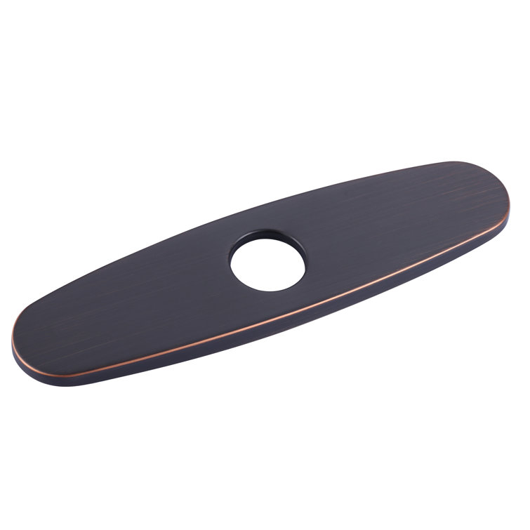 10-Inch Oil Rubbed Bronze Stainless Steel Escutcheon Plate