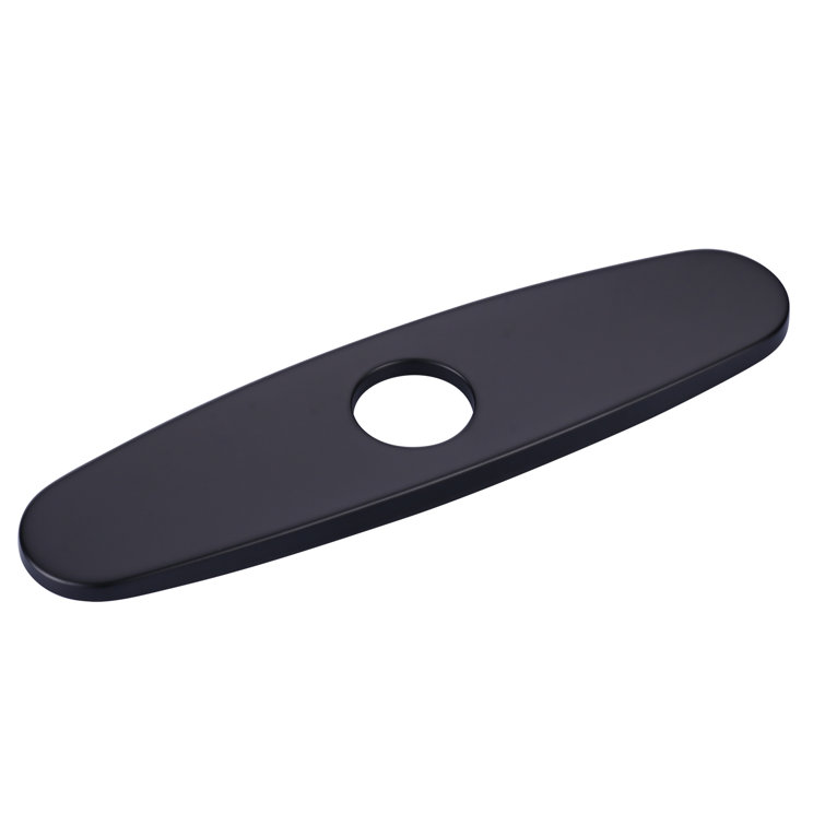 iVIGA VCC08B 10-Inch Escutcheon Hole Covers In Stainless Steel , Suitable For 1 Or 3-Hole Bathroom Or Kitchen Sink Faucets