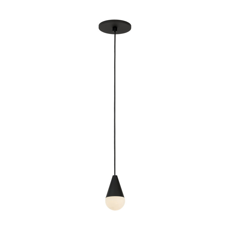 Nightshade Black Mini Aluminum LED Pendant Light
