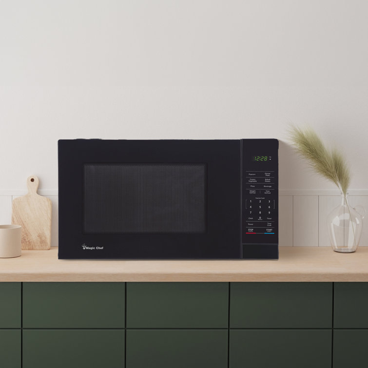 Magic Chef Black 1.1 Cubic Feet Countertop Microwave Oven