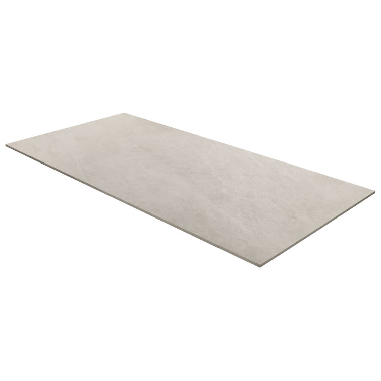 Linen White Large Format Matte Porcelain Tile 24x48
