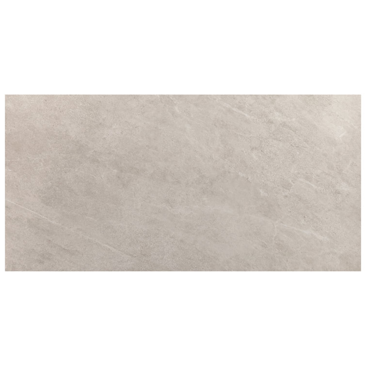 Linen White Large Format Matte Porcelain Tile 24x48