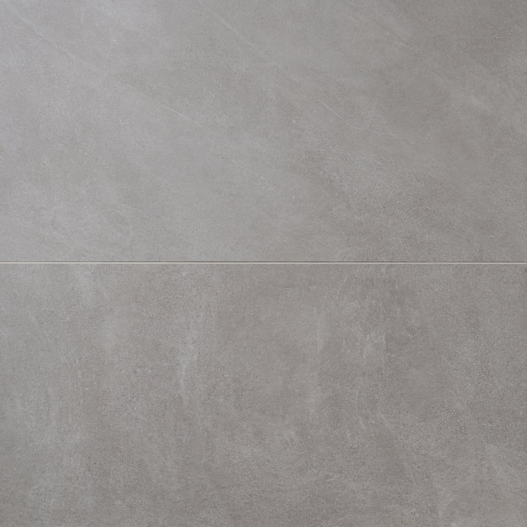Silver Gray Large Format Matte Porcelain Tile 24x48