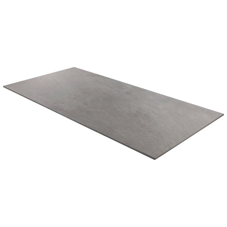 Silver Gray Large Format Matte Porcelain Tile 24x48