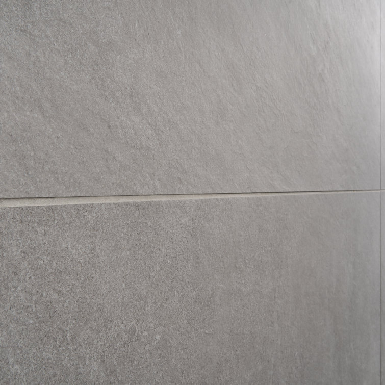 Silver Gray Large Format Matte Porcelain Tile 24x48