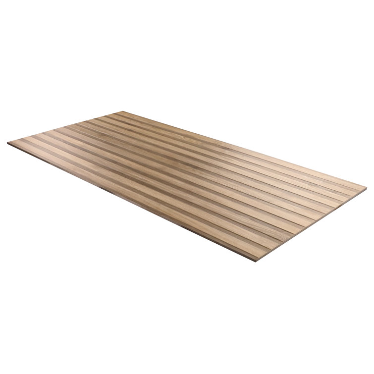 Brookline Ribbon Tan Brown Matte Porcelain Large Format Tile