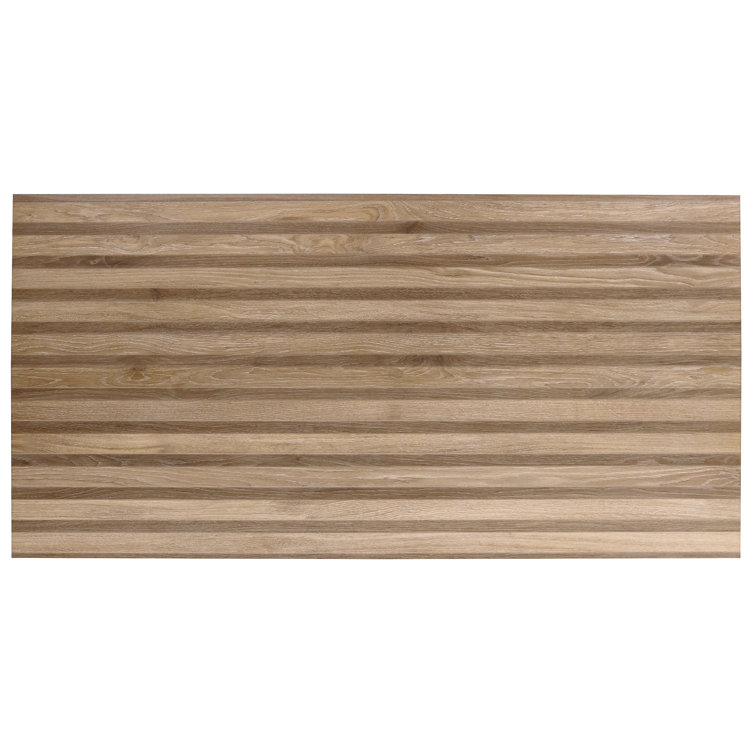 Brookline Ribbon Tan Brown Matte Porcelain Large Format Tile