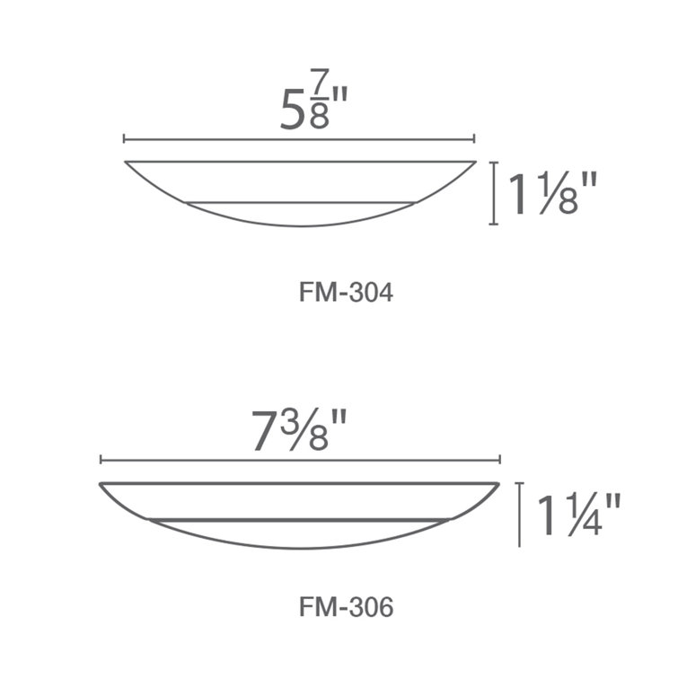 Brushed Nickel LED Flush Mount with Acrylic Diffuser