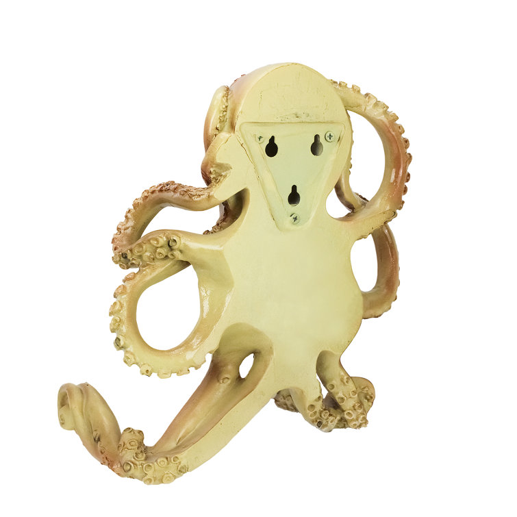 Hand-Painted Resin Octopus Tentacles Toilet Paper Holder