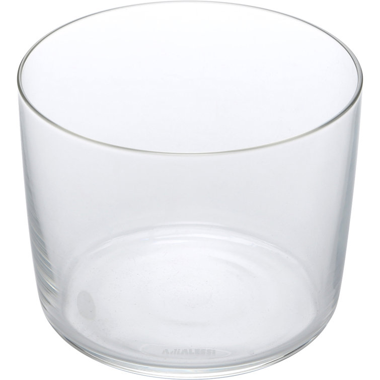 Clear Crystalline Glass Red Wine Tumbler Set