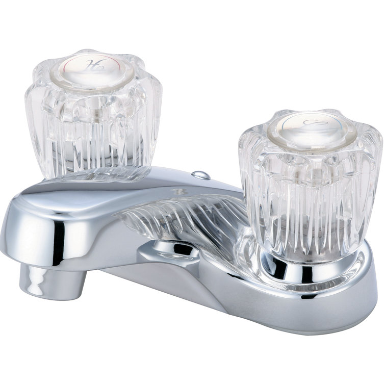 Taiwanese Polished Chrome 3-Hole Centerset Bathroom Faucet