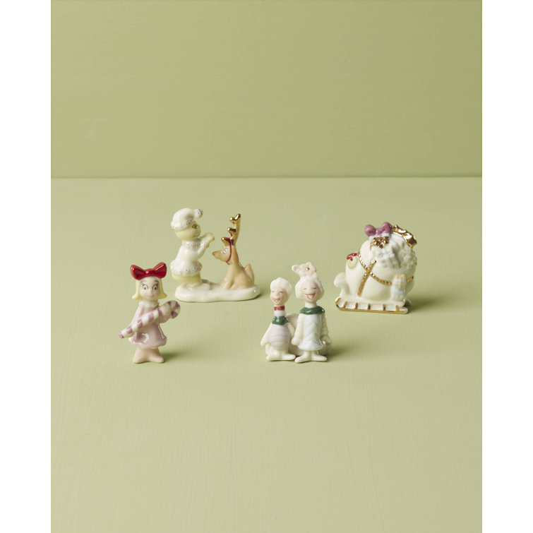Who-Ville Holiday Cheer 4-Piece Figurine Set