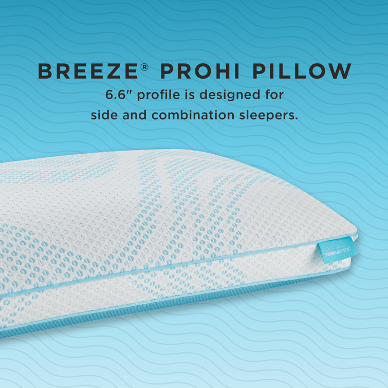 Tempur-Pedic Queen Light Blue Cooling Memory Foam Pillow