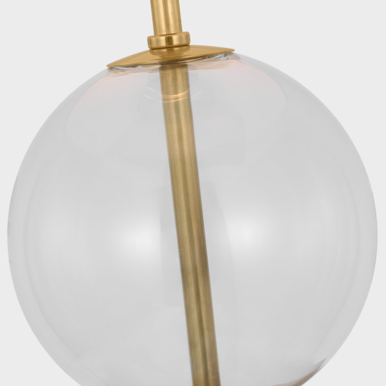 Elsie Clear Glass Adjustable Outdoor Table Lamp