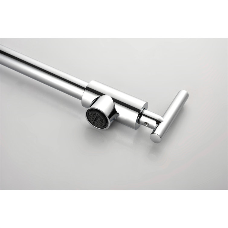 Chrome Wall Mount Folding Kitchen Pot Filler Faucet
