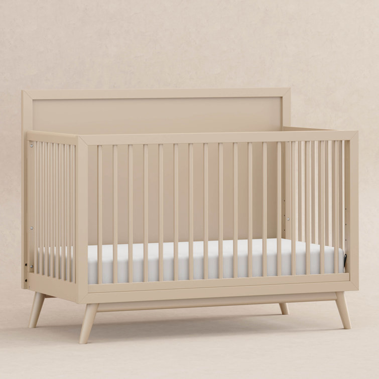 Palma Taupe Sustainable Wood 4-in-1 Convertible Crib