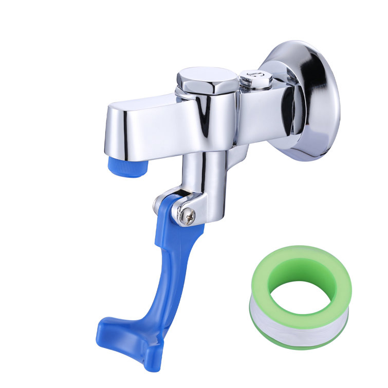 Chrome Wall Mounted Single Handle Drinking Fountain Faucet