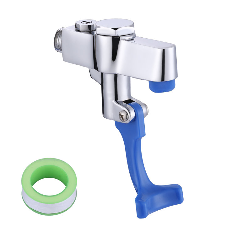 Commercial Polished Chrome Wall Mounted Pot Filler Faucet