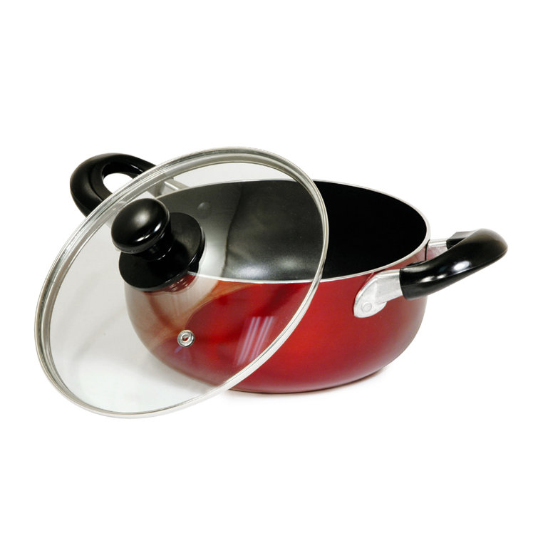 5 Qt. Aluminum Non-Stick Dutch Oven with See-Through Lid