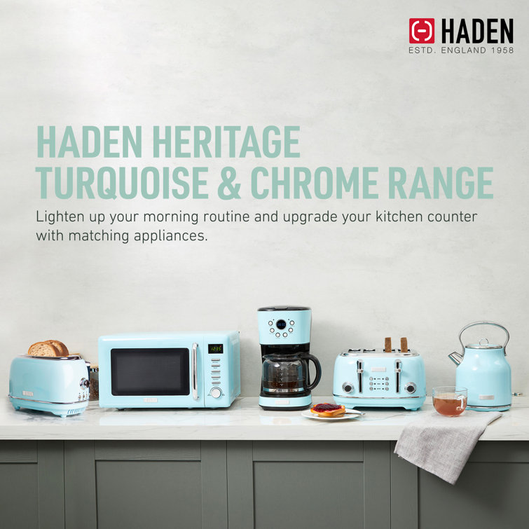 Turquoise Heritage 12-Cup Programmable Drip Coffee Maker with Strength Selector